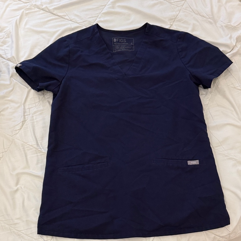 Figs women’s Navy Blue scrub top